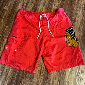 NHL Calhoun Chicago blackhawks swim shorts